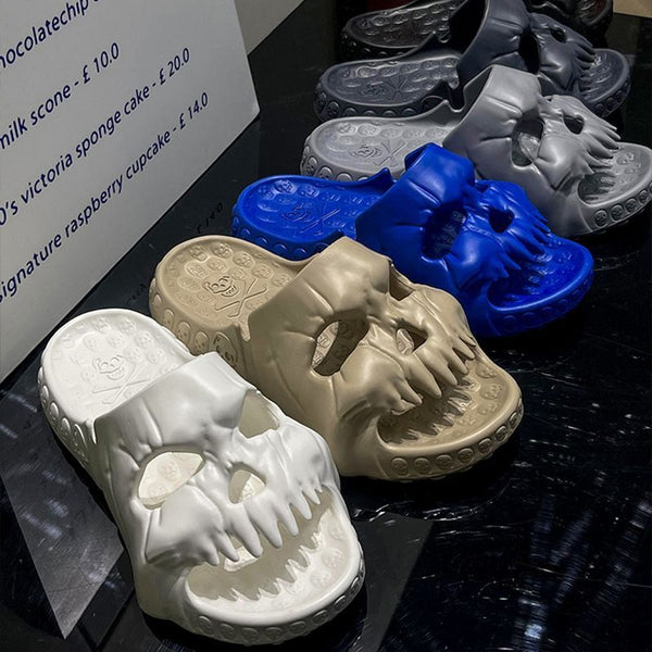 Skull Design Slippers - King Stone Brothers and Co™️