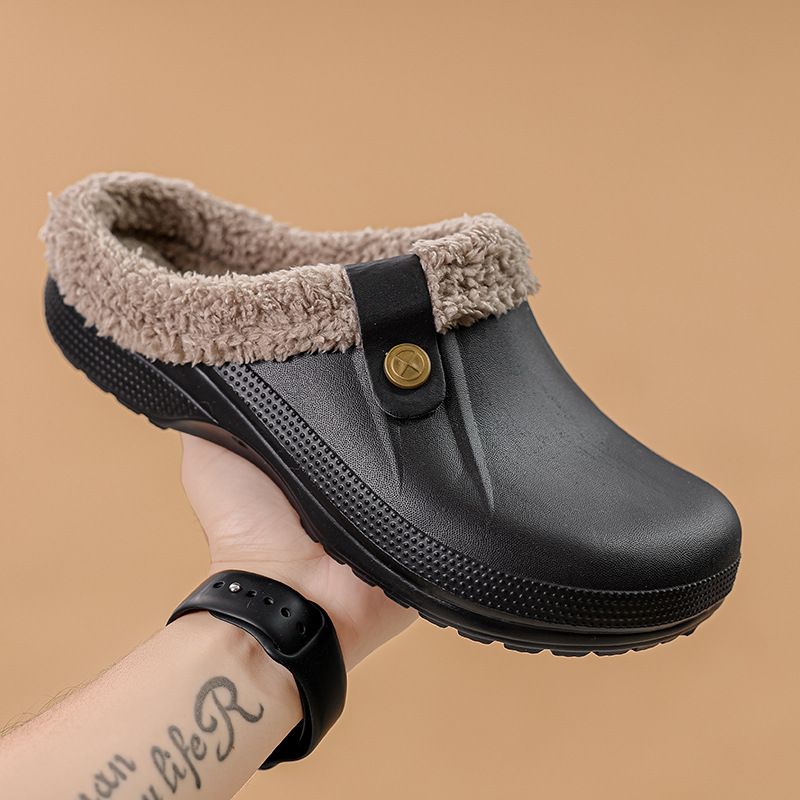 crocs brown and black warm, king stone brothers and co, 