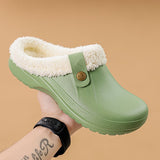 Soft & Waterproof Plush Slippers crocs - King Stone Brothers and Co