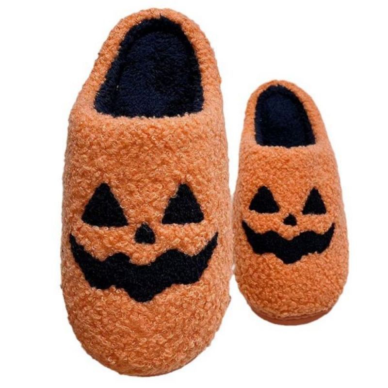 chausson orange halloween, slipper halloween, king stone brothers and co,   