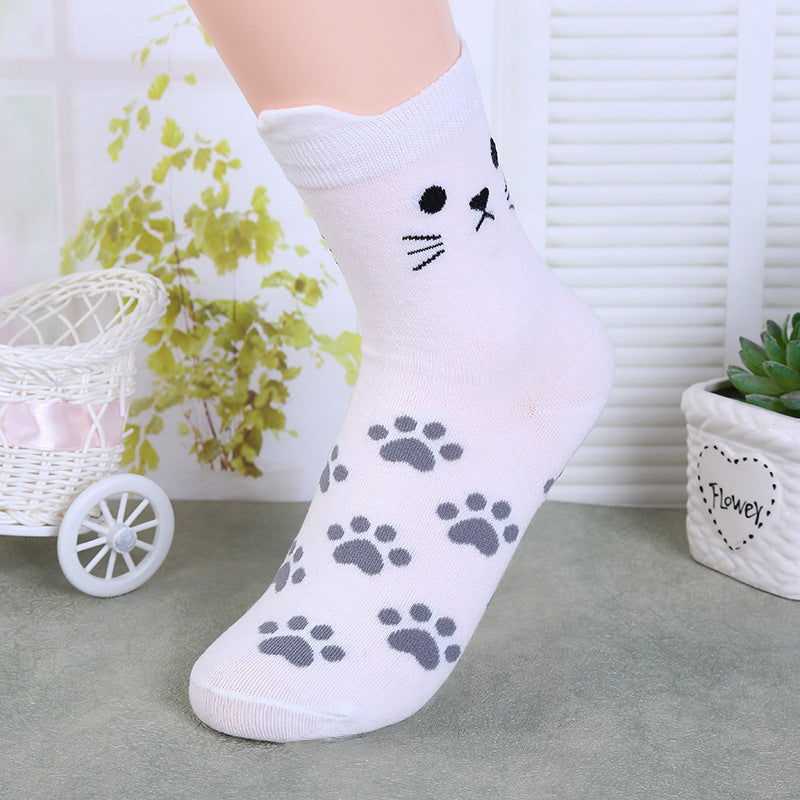 Cat Pattern Socks - King Stone Brothers and Co™️Style