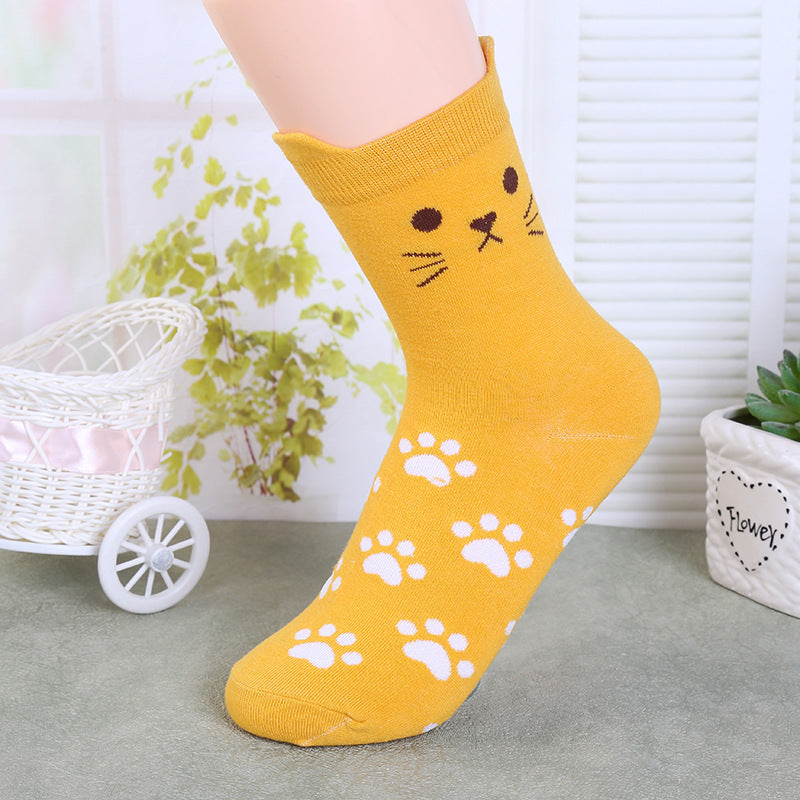 Cat Pattern Socks - King Stone Brothers and Co™️Style