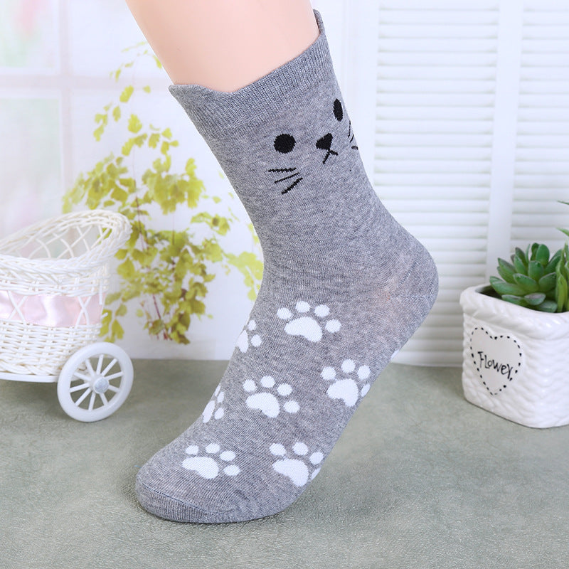 Cat Pattern Socks - King Stone Brothers and Co™️Style