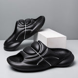 platform sandals, basketball-inspired sandals, trendy platform sandals, sporty platform sandals, comfortable platform sandals, black sandal, black slipper, sandale noire, , 