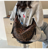 Leopard-Print Canvas Commuter Bag - King Stone Brothers and Co™️