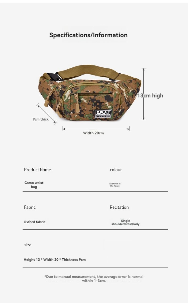 Camouflage Shoulder Bag - King Stone Brothers and Co™️