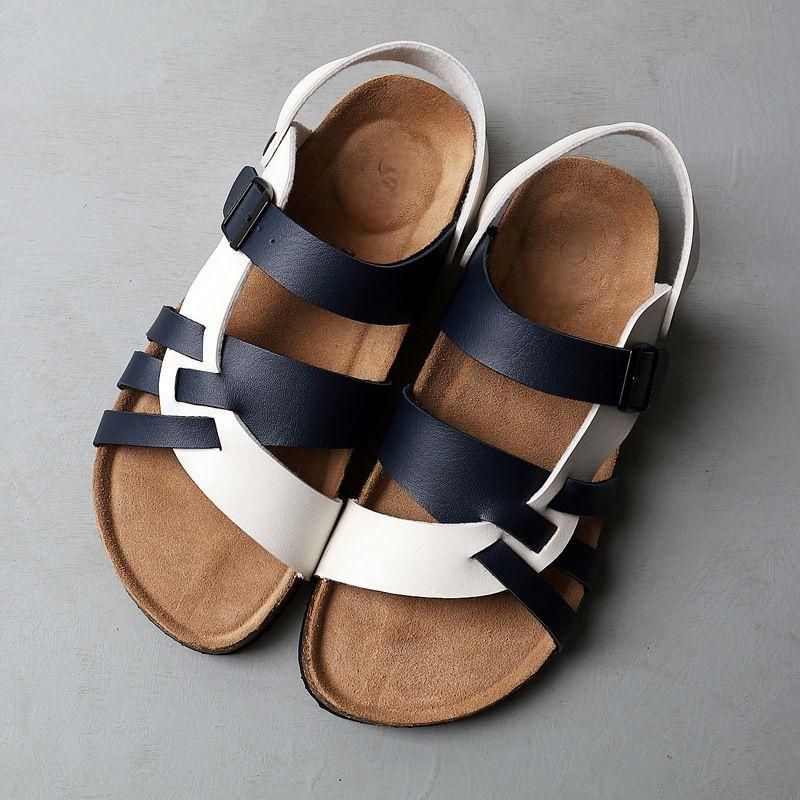 sandal femme noir et blanc, summer, chic sandal, king stone brothers and co,  