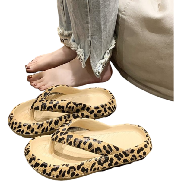 Leopard-Print Sandals - King Stone Brothers and Co