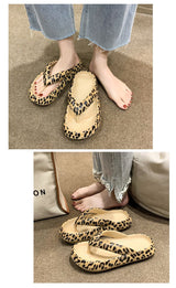 Leopard-Print Sandals - King Stone Brothers and Co